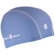 Шапочка для плавання текстильна для дорослих MadWave Textile Cap Ergofit, блакитний, код: M052701_N