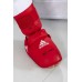 Захист гомілки та стопи Adidas з ліцензією WKF XS (32-34), червоний, код: 15572-666