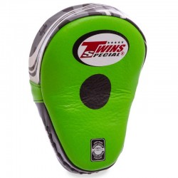 Лапа вигнута для боксу та єдиноборств Twins 18x27x4,5см зелений, 1шт, код: PML10_GR-S52 Лапа вигнута для боксу та єдиноборств Twins 18x27x4,5см зелений, 1шт, код: PML10_GR-S52