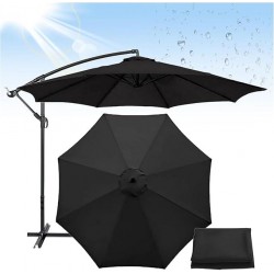 Парасоля садова регульована WCG з нахилом 3000х3000 мм + чохол, чорний, код: W-7011BL-IF