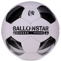 М"яч футбольний Habryd Ballonstar №5 PU білий-чорний, код: FB-3132_WBK