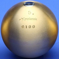 Ядро змагальний Polanik Brass 5 кг, код: PK-5/100-M