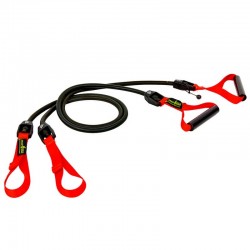 Тренувальна система для тренування гребка MadWave Power Trainer Dry 5,4-14,1 кг, червоний, код: M077109_R