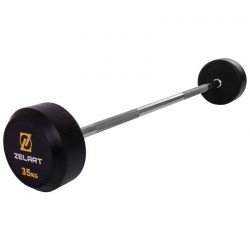 Штанга фіксована пряма обрезиненная Zelart Rubber Coated Barbell 35 кг, код: TA-2685-35-S52 Штанга фіксована пряма обрезиненная Zelart Rubber Coated Barbell 35 кг, код: TA-2685-35-S52