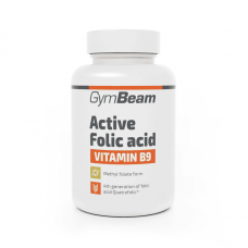 Активна фолієва кислота (Вітамін B9) GymBeam 60 шт, код: 8586022219733