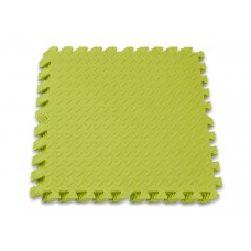Татамі мат (пазл хвіст ластівки) EasyFit SwallowTail 4 шт, 600х600х10 мм, жовтий, код: EF-1950-Y