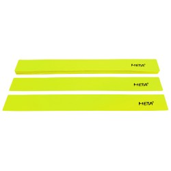 Набір плоских прямих фішок-маркерів Meta Flat Line Marker Set of 10 5,5х50 см, лимоний, код: 080101514682