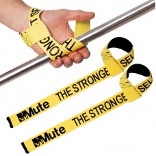 Лямки для станової тяги Mute жовтий, код: 9153-2_Y