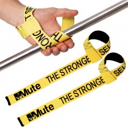 Лямки для станової тяги Mute жовтий, код: 9153-2_Y