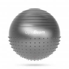 Масажний м"яч для фітнесу GymBeam FitBall 650мм, сірий, код: 8586025609555