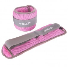 Обважнювачі Zelart 2х1 кг рожевий/сірий, код: FI-7210-2_P Обважнювачі Zelart 2х1 кг рожевий/сірий, код: FI-7210-2_P