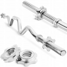 Гриф для штанги Z-подібний 4Fizjo 1200 мм, 25 мм, код: P-5905973401111 Гриф для штанги Z-подібний 4Fizjo 1200 мм, 25 мм, код: P-5905973401111