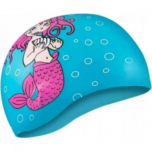 Шапка для плавання дитячий Aqua SpeedKiddie Mermaid блакитний, код: 5908217617842