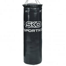 Мішок боксерський Sportko циліндр з кільцем і ланцюгом 1100 мм, чорний, код: MP-22_BK-S52 Мішок боксерський Sportko циліндр з кільцем і ланцюгом 1100 мм, чорний, код: MP-22_BK-S52