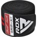Бинти на коліна RDX Gym Knee Wrap R11, чорний-червоний, код: WAH-KR11BR