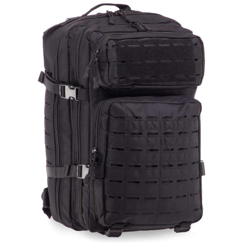Рюкзак тактичний штурмовий Tactical 35 літрів чорний, код: TY-8819_BK