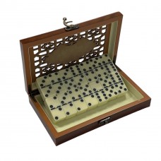 Гра настільна SNS Доміно 5010DX у пластиковій ажурній коробочці, код: 00122-SNS Гра настільна SNS Доміно 5010DX у пластиковій ажурній коробочці, код: 00122-SNS