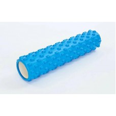 Масажний ролик EasyFit Grid Roller PRO 45 см синій, код: EF-2029-Bl