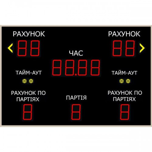 Табло для волейболу LedPlay (1520х1020), код: VOL1504
