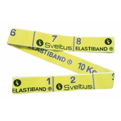 Еспандер для фітнесу Sveltus Elastiband жовтий, 10 кг + QR код: SLTS-0005