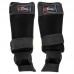 Захист гомілки та стопи для єдиноборств Fairtex, розмір M, чорний-жовтий, код: BO-9486_MBKY