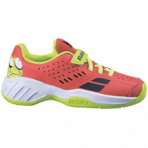 Кросівки для тенісу дитячі Babolat Pulsion all court kid tomato red, розмір 31, червоний, код: 3324921800325