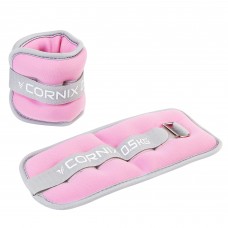 Обважнювачі-манжети для ніг та рук Cornix 2x0.5 кг, рожевий, код: XR-0358