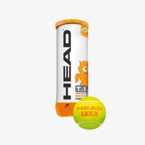 М"ячі для тенісу Head TIP Orange 3B банка, код: 072489781237