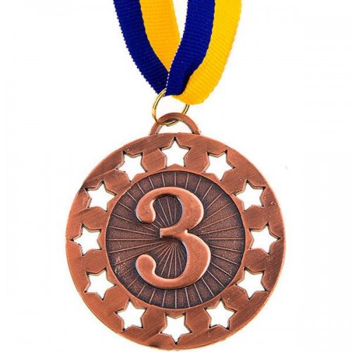 Медаль нагородна PlayGame 65 мм, код: 349-3