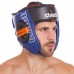 Шлем боксерский с полной защитой Clinch PU L синий, код: C142_LBL-S52