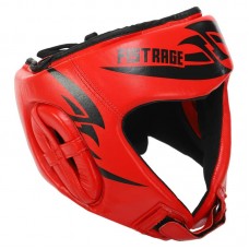 Шолом боксерський відкритий шкіряний Fistrage XL, червоний, код: VL-4150_XLR Шолом боксерський відкритий шкіряний Fistrage XL, червоний, код: VL-4150_XLR