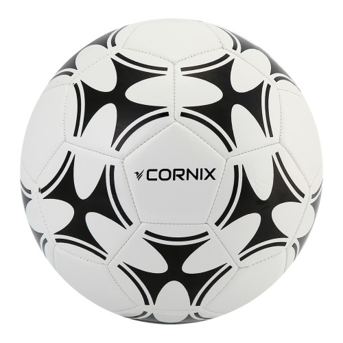М"яч футбольний Cornix Shadow Dribble №5, білий-чорний, код: XR-0374