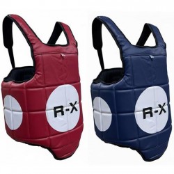 Захист грудей R-X PVC, розмір S, червоно-синій, код: RX11-S-WS