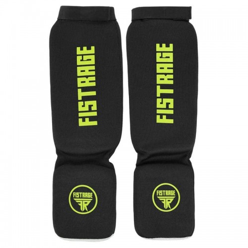 Захист гомілки та стопи з фіксатором Fistrage M, чорний-салатовий, код: VL-8435_MBKLG Захист гомілки та стопи з фіксатором Fistrage M, чорний-салатовий, код: VL-8435_MBKLG