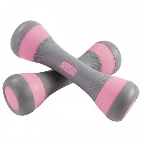Гантелі набірні для фітнесу FitGo 2х2 кг, рожевий, код: 80031P-WS