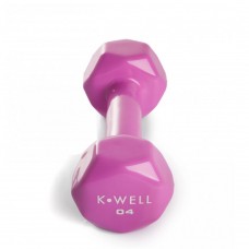 Гантель для фітнесу Kwell 1x4 кг, фіолетовий, код: KWD2143-4-ST