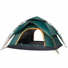Намет автоматичний Camping чотиримісний для туризму, зелений, код: SY-A05_G