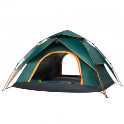 Намет автоматичний Camping чотиримісний для туризму, зелений, код: SY-A05_G