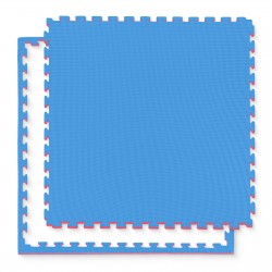 Мат-пазл (ласточкин хвіст) 4Fizjo Mat Puzzle EVA 1000x1000x40 мм, синій-червоний, код: P-5907739310668