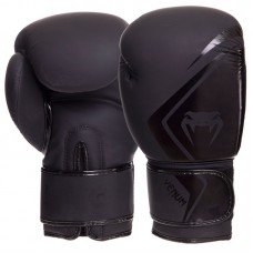 Рукавички боксерські шкіряні Venum Contender 2.0 14 унцій, чорний, код: Venum-03540_14BK-S52