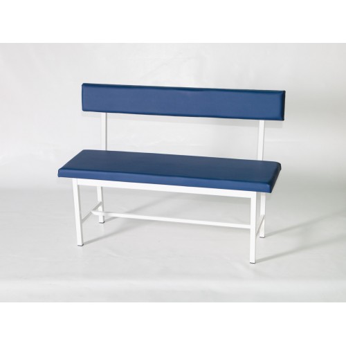 Банкетка медична коридорна зі спинкою Атон БК-2-С, код: 1180131592-A