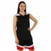 Форма баскетбольна майка та шорти Lidong 3XL, чорний-червоний, код: L050_3XLBK