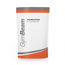 Протеїн GymBeam True Whey 1000 г, полуниця-стевія, код: 8588006751222