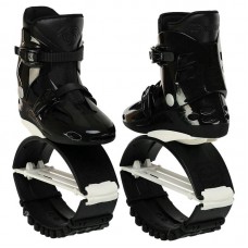 Фітнес джампери Kangoo Jumps M (35-37), чорний-білий, код: SK-4571_MBKW