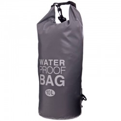 Водонепроникний гермомішок Tactical Waterproof 10 л, сірий, код: TY-6878-10_GR