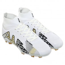 Бутси футбольні Zoom розмір 41, білий-чорний-золотий, код: 220918B-3_41WG Бутси футбольні Zoom розмір 41, білий-чорний-золотий, код: 220918B-3_41WG