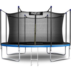 Батут Neo-Sport з внутрішньою сіткою 13 футів 404 см чорно-синій, код: NS-13W241-IN
