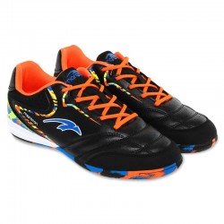 Взуття для футзалу підліткове Maraton розмір 37, чорний-синій-помаранчевий, код: 230508-1_37BK