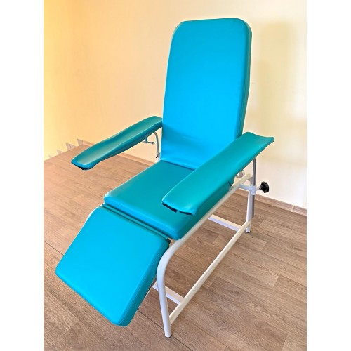 Крісло донорське для забору крові сорбційне Атон КД-01 (крісло для взяття крові, донорська кушетка), код: 1609982708-A