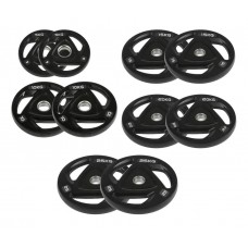 Набір олімпійських дисків Fitnessport 10 шт, 150 кг, код: 10264-AX Набір олімпійських дисків Fitnessport 10 шт, 150 кг, код: 10264-AX